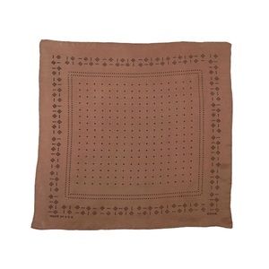 OZMA Silk Dot Hankie Handkerchief Bandanna in Rosehip